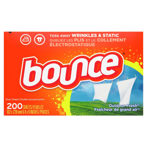 Bounce® Fabric Softener Dryer Sheets, Outdoor Fresh Fragrance